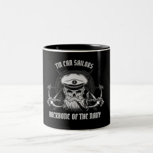 Caneca De Café Em Dois Tons TIN PODE SAILORS MÚG DE CAFÉ DE Dois Tons