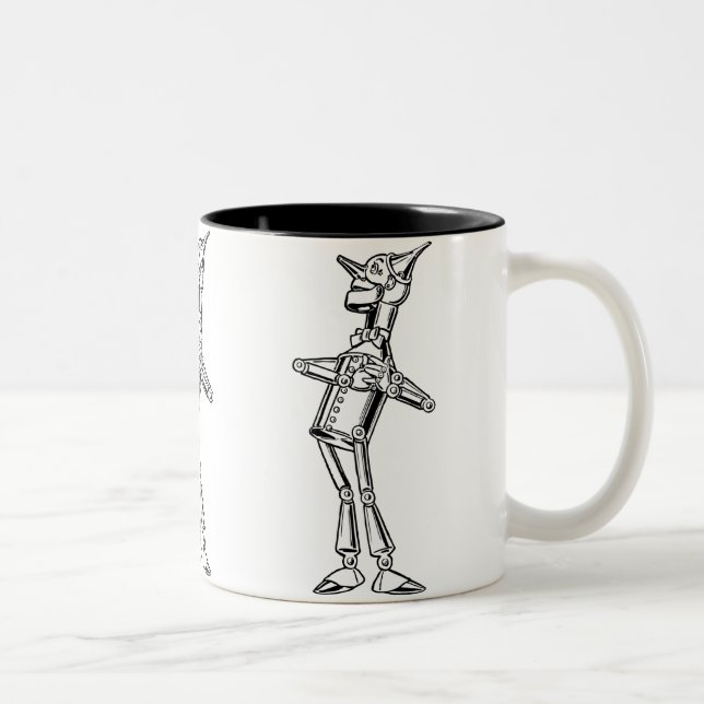 Caneca De Café Em Dois Tons Tinman no amor (Direita)
