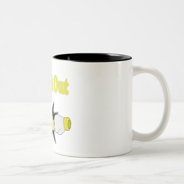 Caneca De Café Em Dois Tons Tinnitus (Direita)