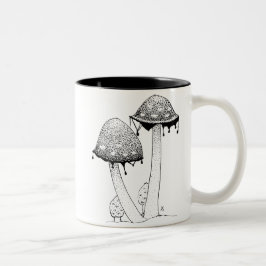 Caneca De Café Em Dois Tons Tinta