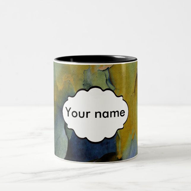 Caneca De Café Em Dois Tons Tinta de descasque (Centro)