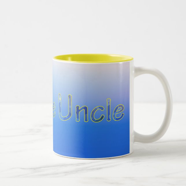 Caneca De Café Em Dois Tons Tio Favorito (Direita)