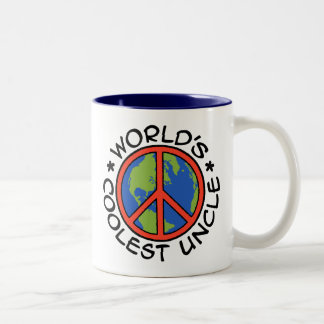 Caneca De Café Em Dois Tons Tio mais legal do mundo