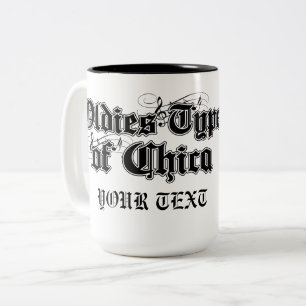 Caneca De Café Em Dois Tons Tipo de álcoois Coffee Chica de Dois Tons