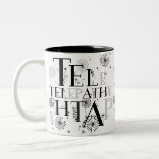 Caneca De Café Em Dois Tons Tipografia