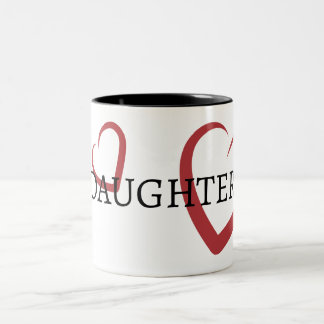 Caneca De Café Em Dois Tons Tipografia FILHA 