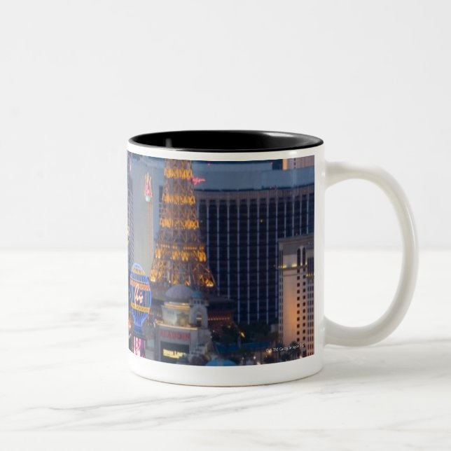 Caneca De Café Em Dois Tons Tira de Las Vegas (Direita)
