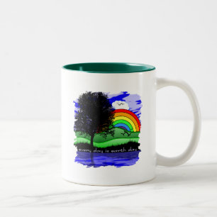 Caneca De Café Em Dois Tons Todos os dias é Dia da Terra