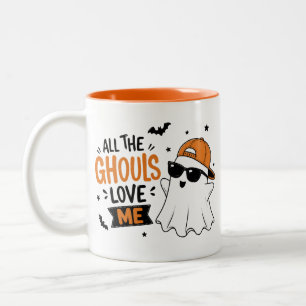 Caneca De Café Em Dois Tons Todos os Gulos Me Amam – Fantasma Divertido de Hal
