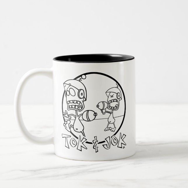 Caneca De Café Em Dois Tons Tok & Jok Mug (Esquerda)