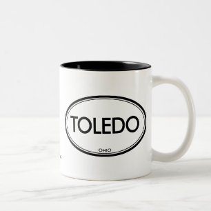 Caneca De Café Em Dois Tons Toledo, Ohio