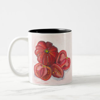Caneca De Café Em Dois Tons Tomate