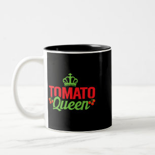 Caneca De Café Em Dois Tons Tomate Queen Red Tomates Plantadores