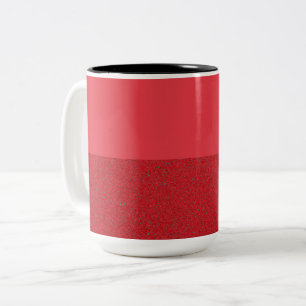 Caneca De Café Em Dois Tons Tomato Red Speckle Bottom Mug - Personalizável
