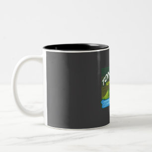 Caneca De Café Em Dois Tons Tongariro Alpino Crossing - Nova Zelândia