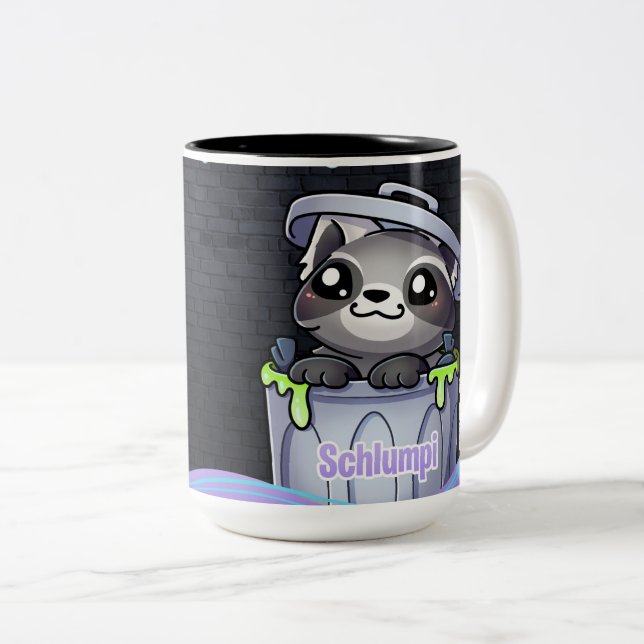 Caneca De Café Em Dois Tons "Tönnchen Tasse" (Frente Esquerda)