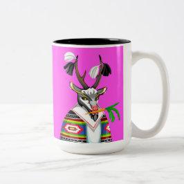 Caneca De Café Em Dois Tons Torba cu capra olteneasca