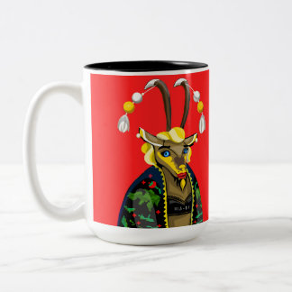Caneca De Café Em Dois Tons Torba cu capra olteneasca