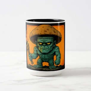 Caneca De Café Em Dois Tons Torch e Besta de Temper-Mushroom