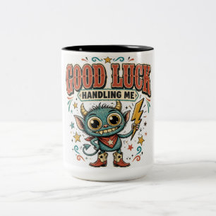 Caneca De Café Em Dois Tons Tornando-se Silenciosamente Tipografia Inspiradora