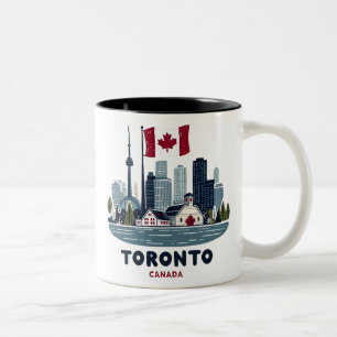 Caneca De Café Em Dois Tons Toronto