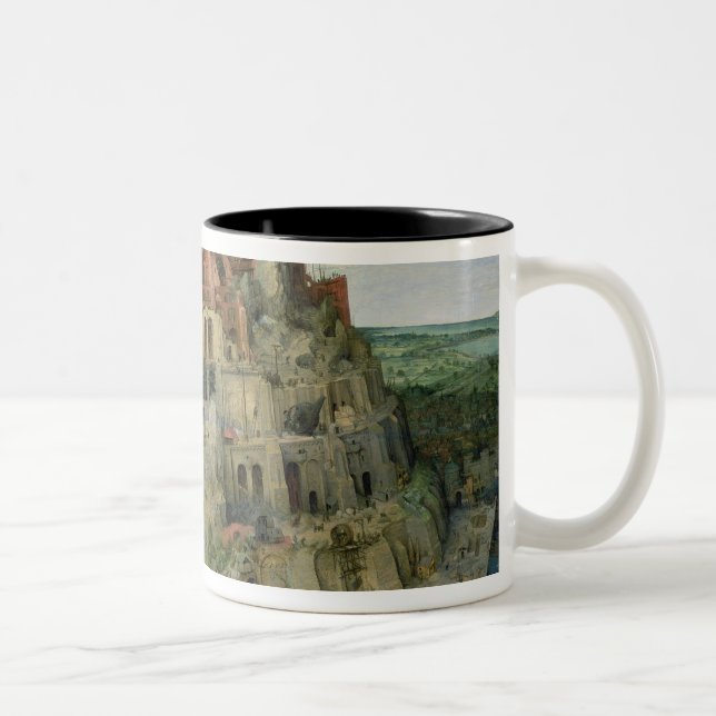 Caneca De Café Em Dois Tons Torre de Babel (Direita)