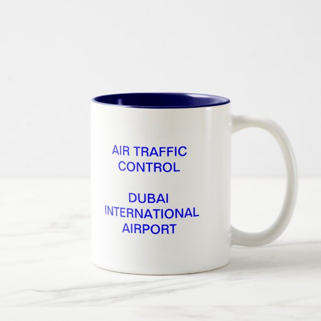 Caneca De Café Em Dois Tons Torre de Dubai (Direita)
