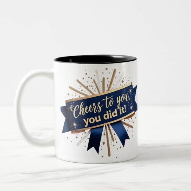 Caneca De Café Em Dois Tons Torre Formando - 11oz com dois tons (Esquerda)