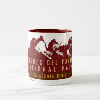 Caneca De Café Em Dois Tons Torres del Paine-Caneca