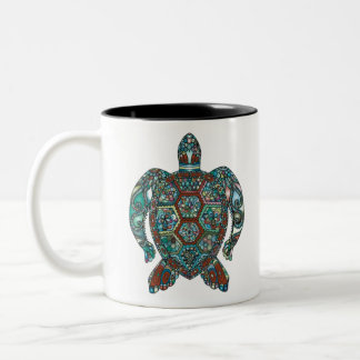 CANECA DE CAFÉ EM DOIS TONS TORTOISE