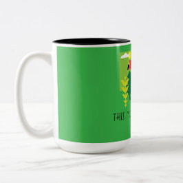 Caneca De Café Em Dois Tons Toucan Tropical Bird