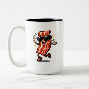 Caneca De Café Em Dois Tons Toucinho Dançante