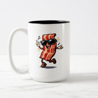 Caneca De Café Em Dois Tons Toucinho Dançante