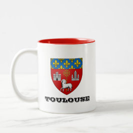 Caneca De Café Em Dois Tons Toulouse France Coffee Mug