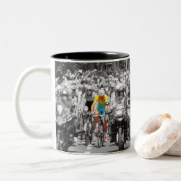 Caneca De Café Em Dois Tons Tour de France Camisa Amarela Peloton Corrida de C