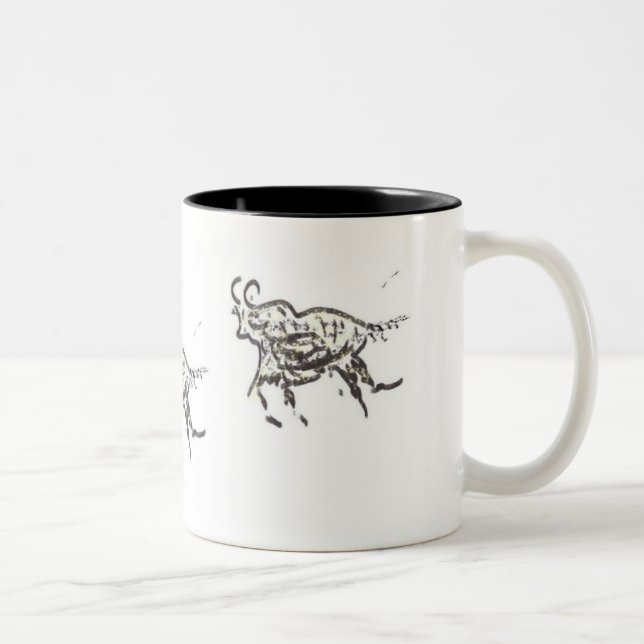 Caneca De Café Em Dois Tons Touros Running (Direita)