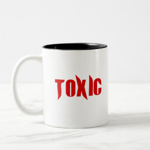 Caneca De Café Em Dois Tons Tóxico