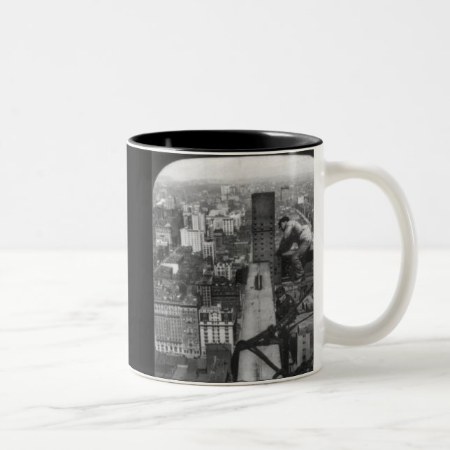 Caneca De Café Em Dois Tons Trabalhadores do ferro da Nova Iorque (Direita)