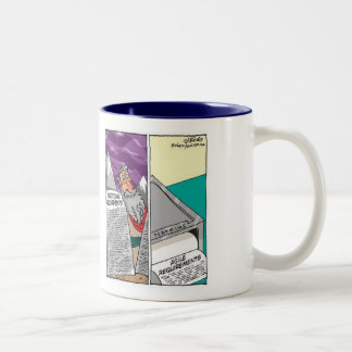 Caneca De Café Em Dois Tons Tradicional contra exigências ágeis