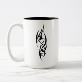 Caneca De Café Em Dois Tons Traditional Tattoo Art Inspired Design