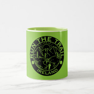 Caneca De Café Em Dois Tons Trail Running Ireland