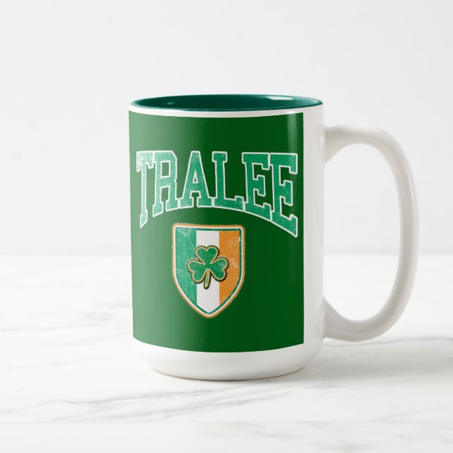 Caneca De Café Em Dois Tons TRALEE Ireland (Direita)