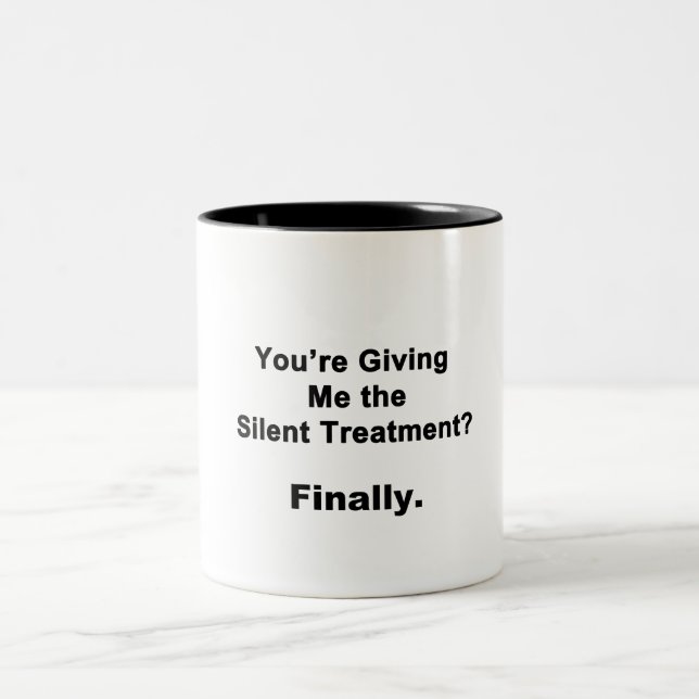 Caneca De Café Em Dois Tons Tratamento Silencioso (Centro)