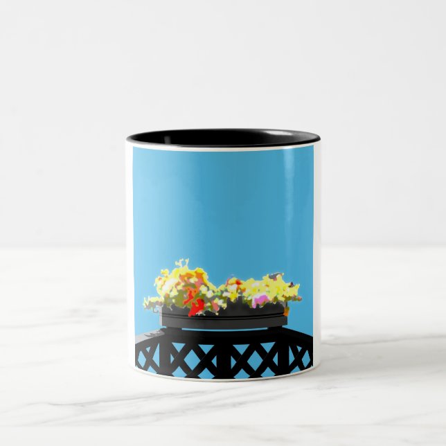 Caneca De Café Em Dois Tons Trava Preta (Centro)