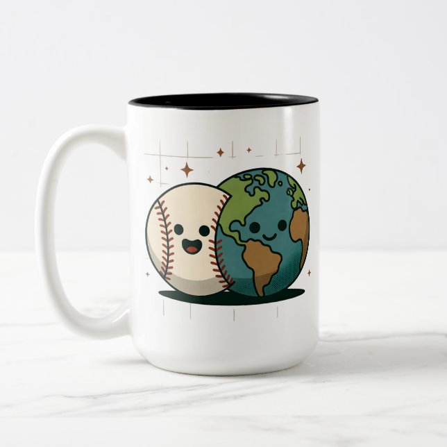 Caneca De Café Em Dois Tons Travball for fan (Esquerda)
