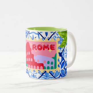 Caneca De Café Em Dois Tons Travel Coffee Mug Rome Italy