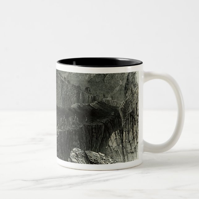 Caneca De Café Em Dois Tons Trazendo acima as armas (Direita)