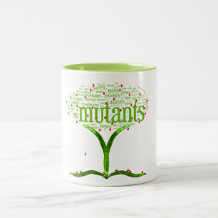 Caneca De Café Em Dois Tons tree2b