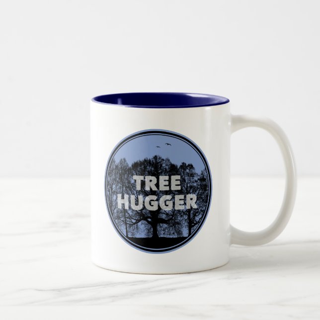 Caneca De Café Em Dois Tons Tree Hugger (Direita)