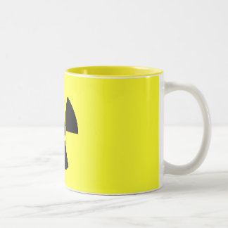Caneca De Café Em Dois Tons Trefoil nuclear